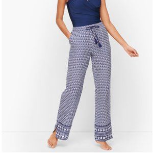 Crinkle cotton beach pants - size L